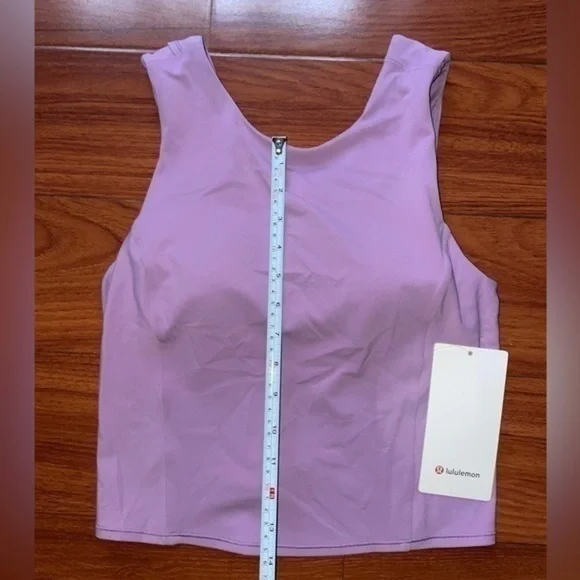NWT Lululemon Nulu Twist-Back Yoga Tank Top *Light Support Wisteria Purple - Picture 4 of 13